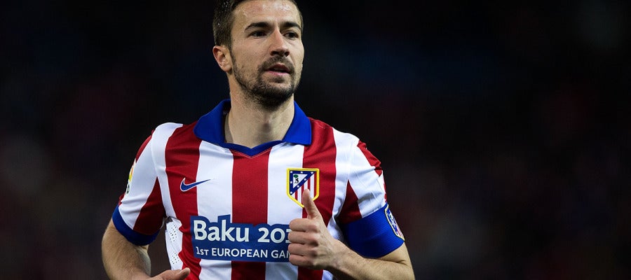 Gabi, en un partido del Atlético de Madrid Gabi, en un partido del Atlético de Madrid