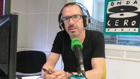 Hugo Lebaniegos en el estudio de Onda Cero