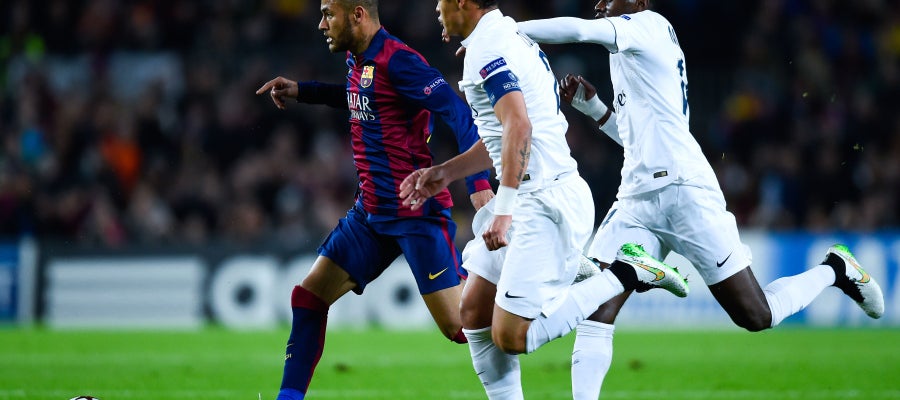 Neymar y Thiago Motta en París Neymar y Thiago Motta en París