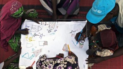 NI&ntilde;os refugiados en Dar es Salam