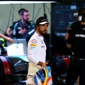 Fernando Alonso en Sakhir