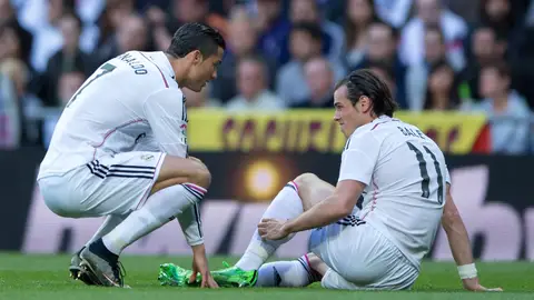 Cristiano habla con Bale sobre su lesión Cristiano habla con Bale sobre su lesión
