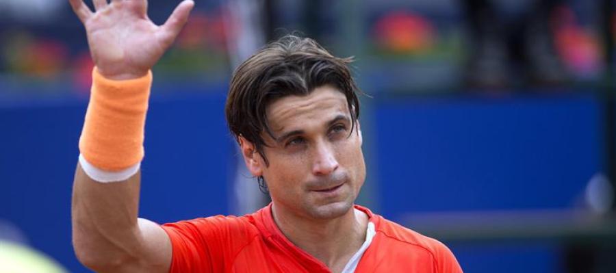 David Ferrer saluda en el torneo Conde de Godó David Ferrer saluda en el torneo Conde de Godó