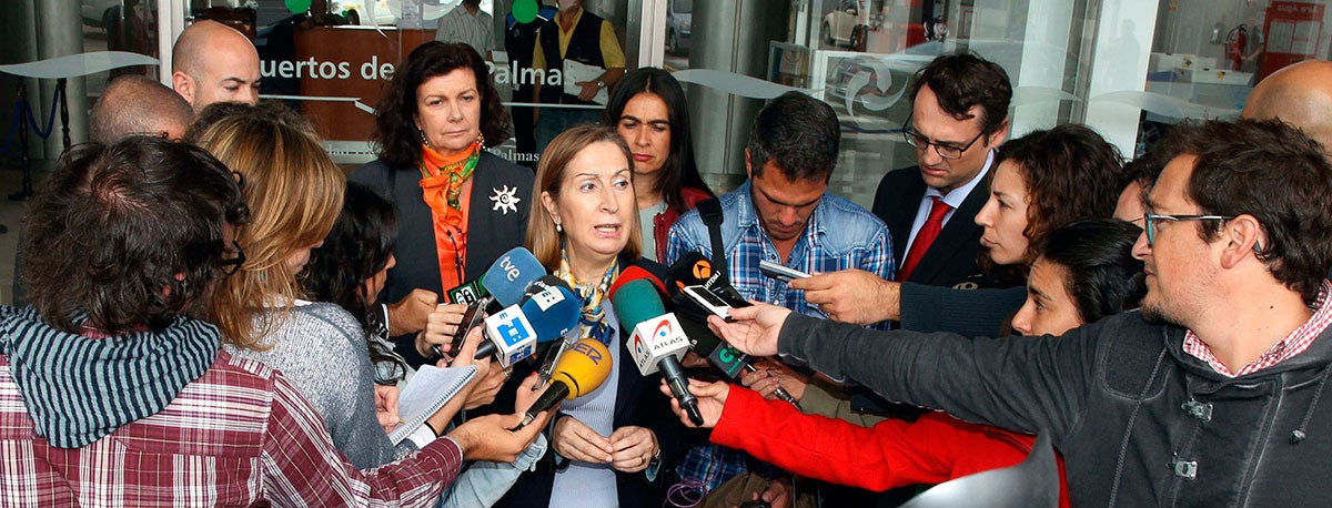 Ana Pastor: "Estamos intentando minimizar cualquier riesgo medioambiental" Ana Pastor: "Estamos intentando minimizar cualquier riesgo medioambiental"