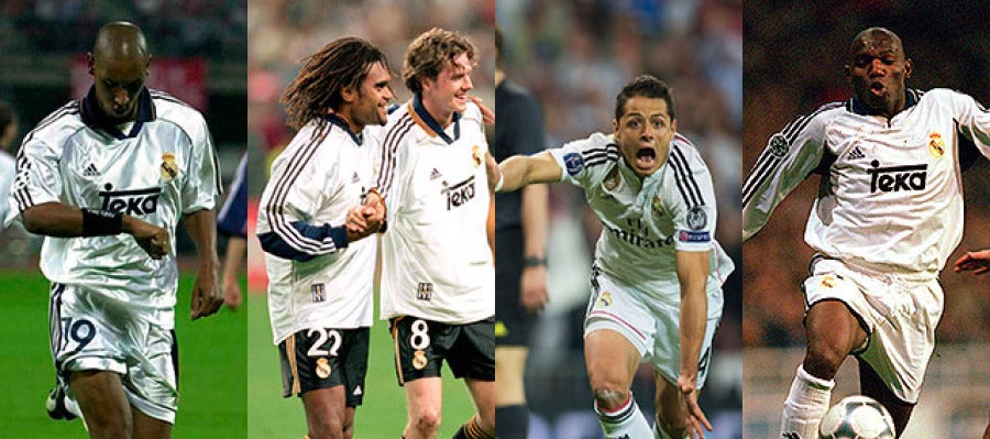 Anelka, Karembeu, Chicharito y Geremi Anelka, Karembeu, Chicharito y Geremi