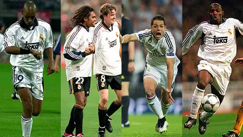 Anelka, Karembeu, Chicharito y Geremi Anelka, Karembeu, Chicharito y Geremi
