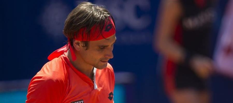 David Ferrer celebra un punto ante el sueco Ymer David Ferrer celebra un punto ante el sueco Ymer