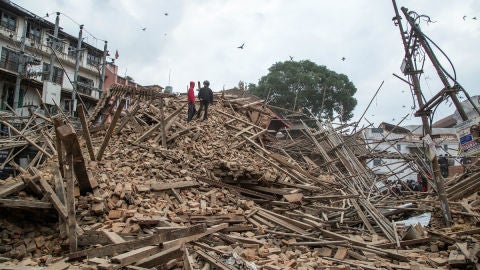 Katmand&uacute;, tras el terremoto de Nepal