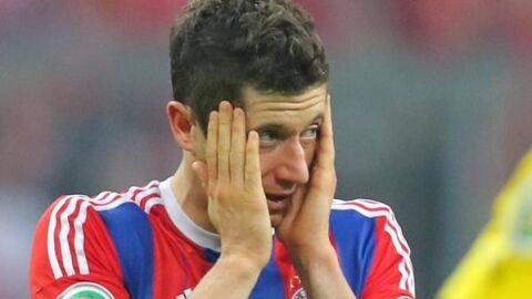 Robert Lewandowsky, delantero del Bayern M&uacute;nich