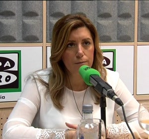 Susana Díaz en Onda Cero abrial 2015 Susana Díaz en Onda Cero abrial 2015