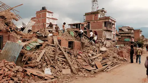 Daños causados por el terremoto en Nepal Daños causados por el terremoto en Nepal