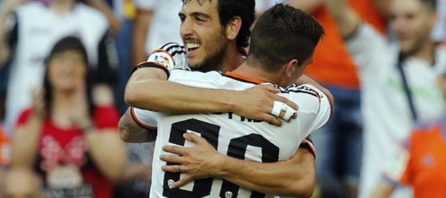 Andrés Parejo celebra su gol Andrés Parejo celebra su gol