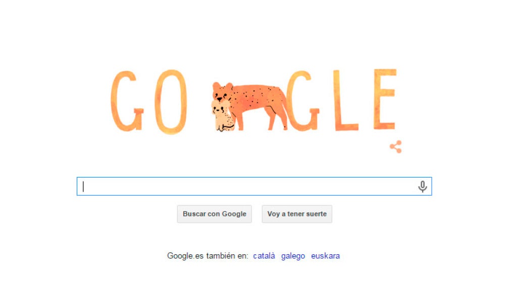 Doodle especial de Google con motivo del Día de la madre.