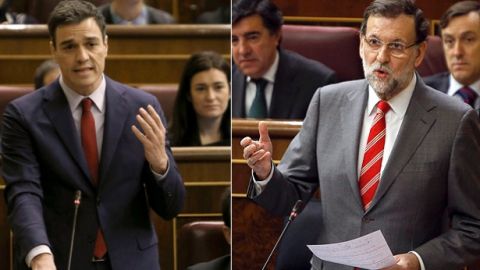 Pedro S&aacute;nchez y Mariano rajoy