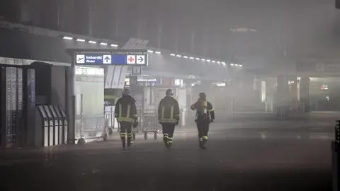 Aeropuerto de Fiumicino, en Roma Aeropuerto de Fiumicino, en Roma