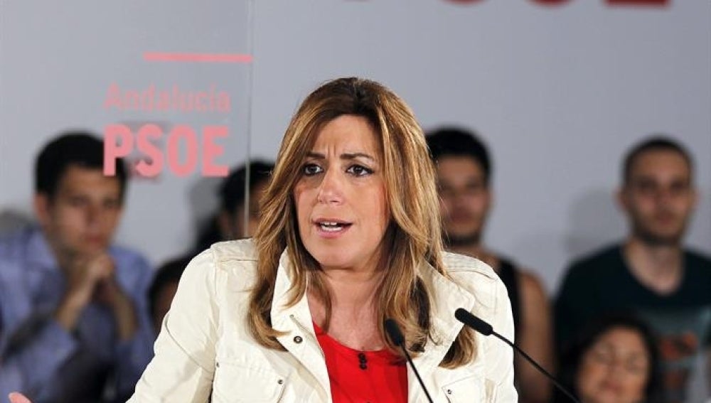 La líder socialista en Andalucía, Susana Díaz