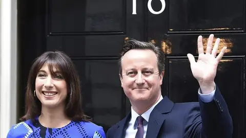 David Cameron en el 10 de Downing Street David Cameron en el 10 de Downing Street