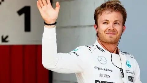 Rosberg saluda al público Rosberg saluda al público