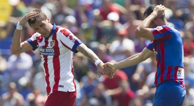 Empate que no termina de contentar al Atlético de Madrid ni al Levante Empate que no termina de contentar al Atlético de Madrid ni al Levante