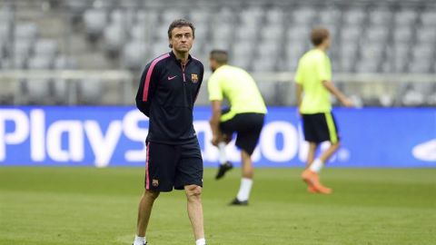 Luis Enrique, entrenador del Barcelona