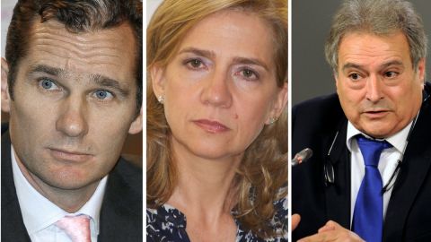 I&ntilde;aki Urdangarin, Infanta Cristina y Alfonso Rus.