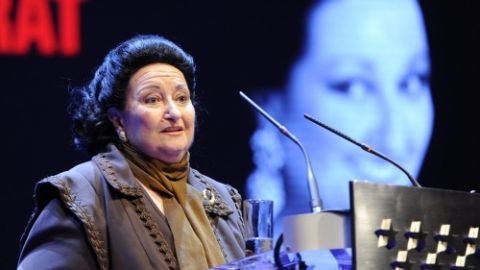 La soprano, Montserrat Caball&eacute;