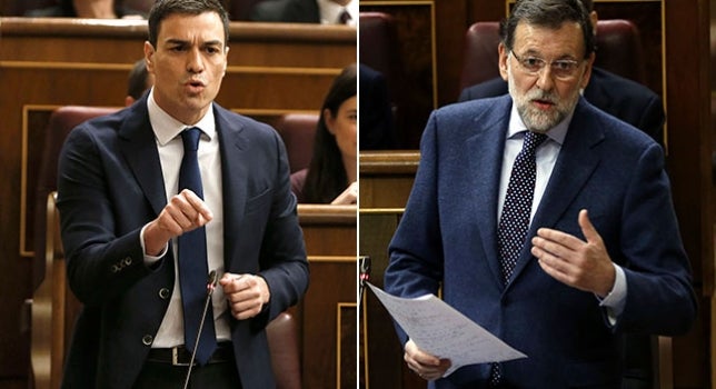 Personas físicas: Elecciones crean tensión entre Sánchez y Rajoy en el Congreso Personas físicas: Elecciones crean tensión entre Sánchez y Rajoy en el Congreso