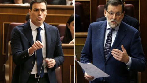  Pedro S&aacute;nchez y Mariano Rajoy 