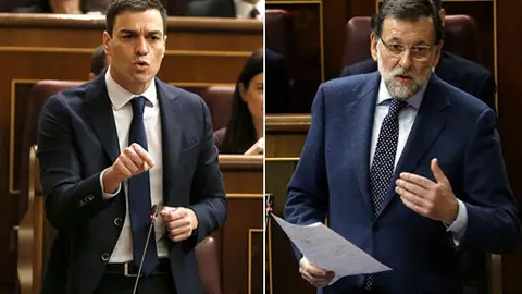 Pedro Sánchez y Mariano Rajoy Pedro Sánchez y Mariano Rajoy