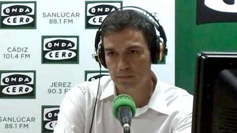 Pedro S&aacute;nchez, secretario general del PSOE en Onda Cero