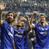 La Juventus celebra la clasificación para la final de la Liga de Campeones