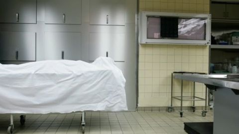 Dep&oacute;sito de cad&aacute;veres de un hospital