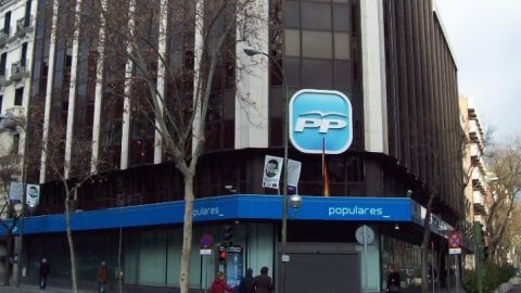 Sede del PP en la calle G&eacute;nova de Madrid