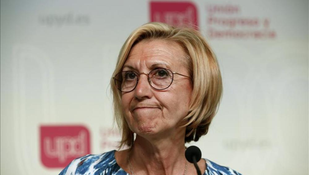 Rosa Díez, líder de UPyD.
