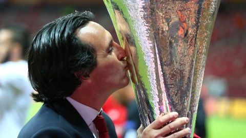 El t&eacute;cnico del Sevilla, Unai Emery