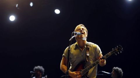 Dan Auerbach durante el concierto de The Black Keys