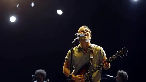 Dan Auerbach durante el concierto de The Black Keys Dan Auerbach durante el concierto de The Black Keys