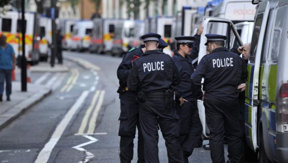Agentes de la policía de Londres