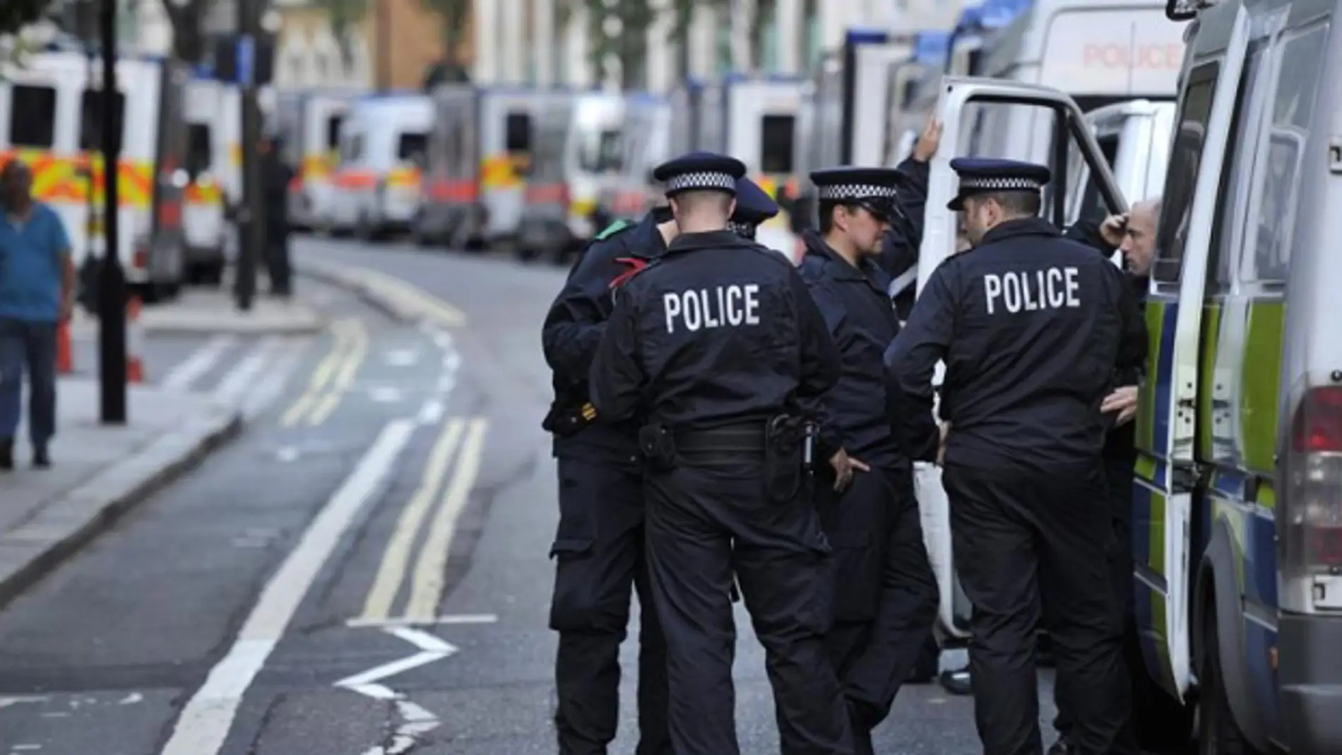 Agentes de la policía de Londres