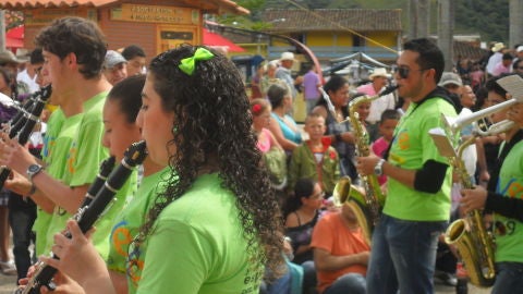 La charanga, un cl&aacute;sico de las fiestas del pueblo