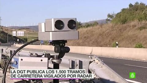 La DGT publica 1.500 tramos de carreteras secundarias con radares m&oacute;viles