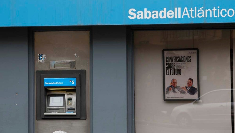 Cajero del banco Sabadell