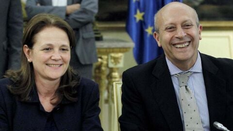 Montserrat Gomendio y Jos&eacute; Ignacio Wert