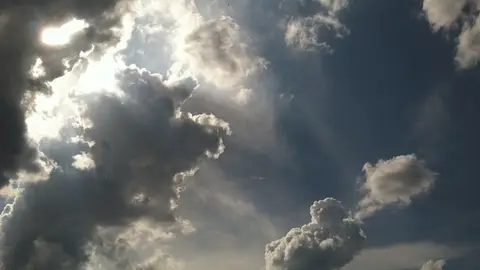 Imagen de unas nubes Imagen de unas nubes