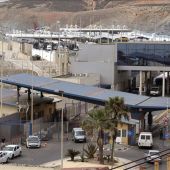 Frontera del Tarajal que separa Ceuta de Marruecos