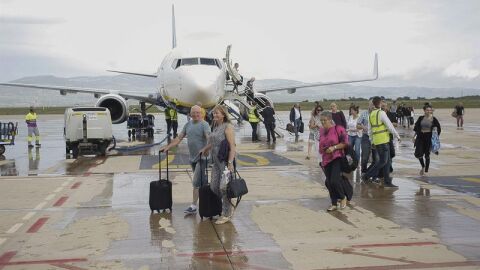 La pista del aeropuerto de Castell&oacute;n.