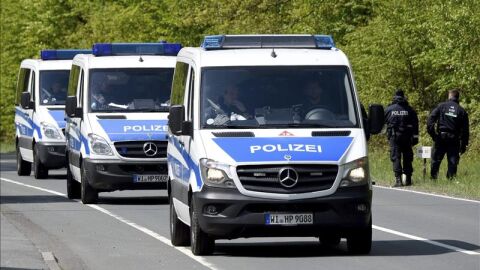 Polic&iacute;a alemana