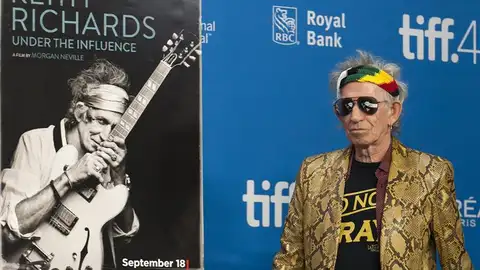Keith Richards en la 40 edición del Festival Internacional de Cine de Toronto Keith Richards en la 40 edición del Festival Internacional de Cine de Toronto