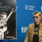 Keith Richards en la 40 edición del Festival Internacional de Cine de Toronto
