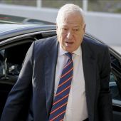 Margallo, a su llegada a la reunión